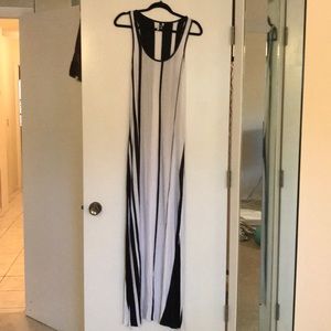 BECCA tank dress/ cover up Blue & White